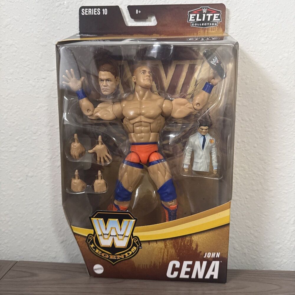 Mattel WWE Legends Wrestling Elite Collection John Cena Action Figure
